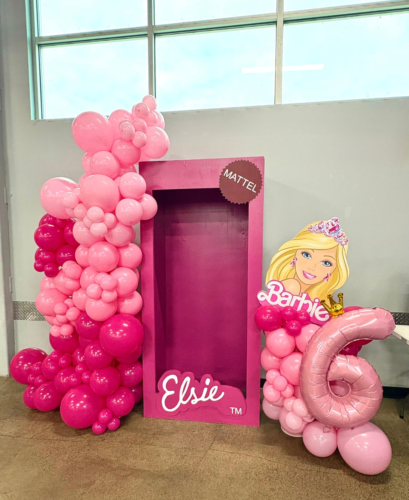 Barbie Themed Balloon Setup